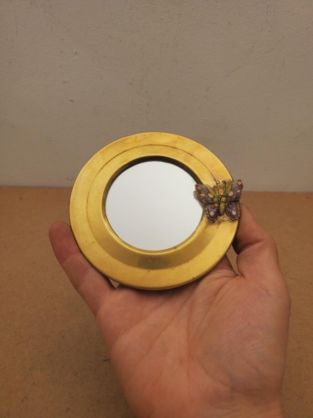 Small Mirror ,Hand Mirror ,Brass Mirror,Moroccan Mirror,Decorative Mirror,Pocket